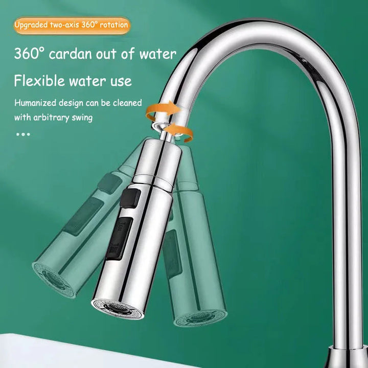 HydroFlex360 kitchen faucet attachment with 360° rotation | Kalsten