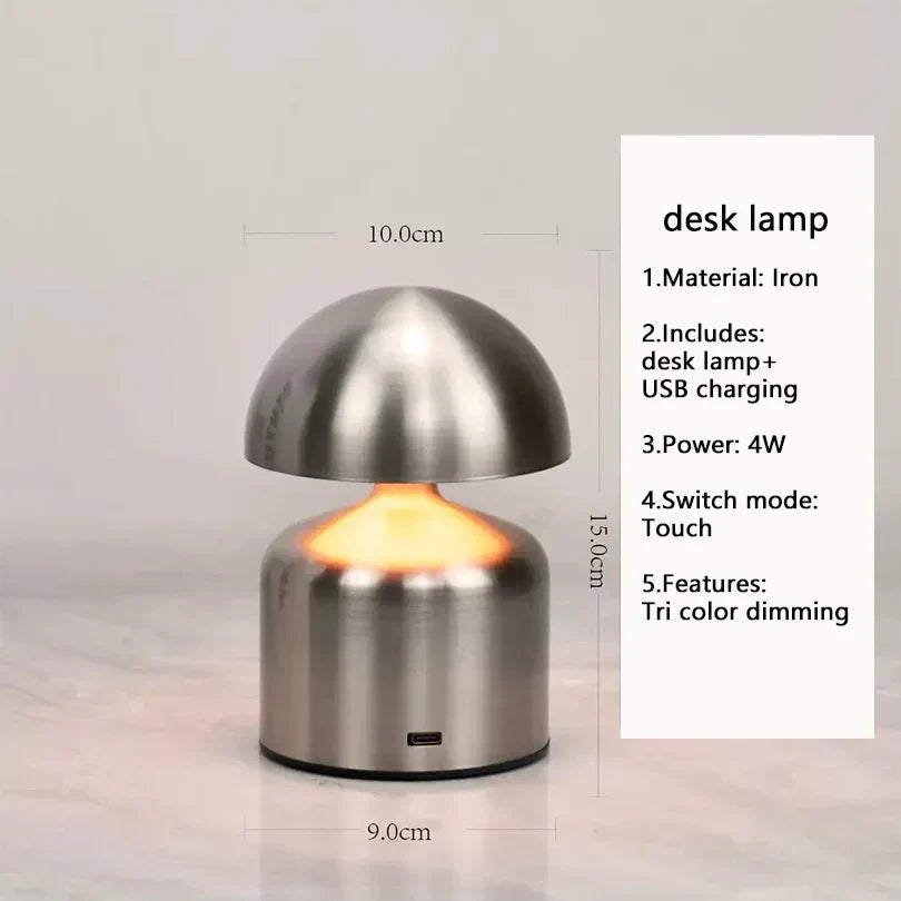 LumoVerde LED table lamp | Rechargeable | 3 color temperatures & touch dimmer | 4W | 5V | Kalsten