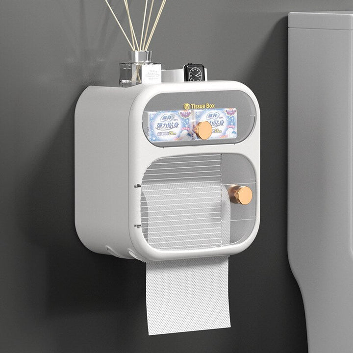 Kalsten | MultiBox Wall-Mounted Toilet Paper Towel Storage Box