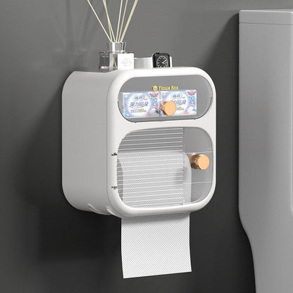 Skanto | MultiBox Wall-Mounted Toilet Paper Towel Storage Box