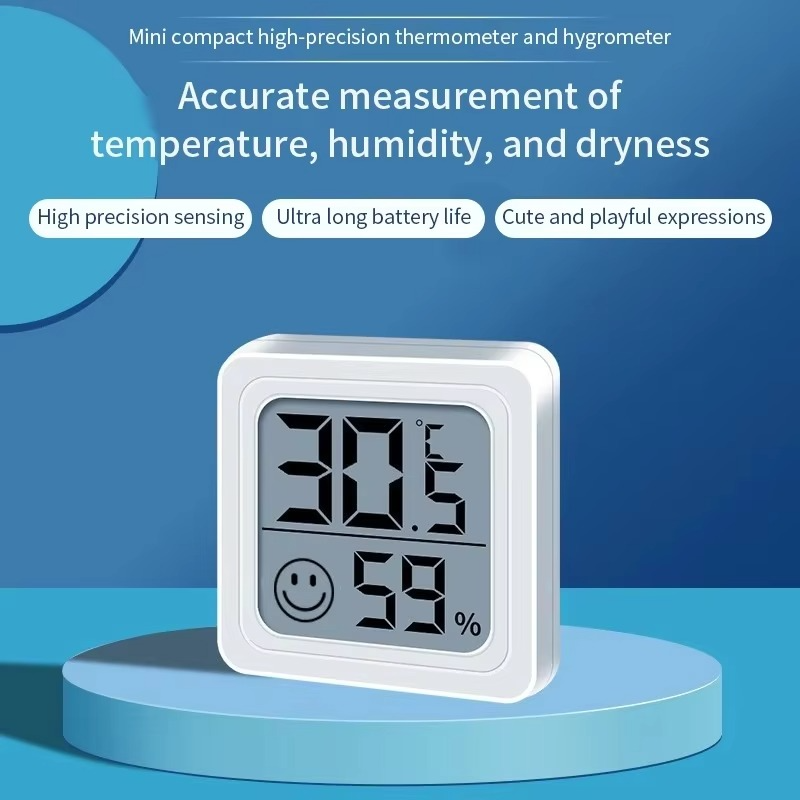 Skanto | Indoor LCD Digital Thermometer and Hygrometer with Temperature and Humidity Sensor