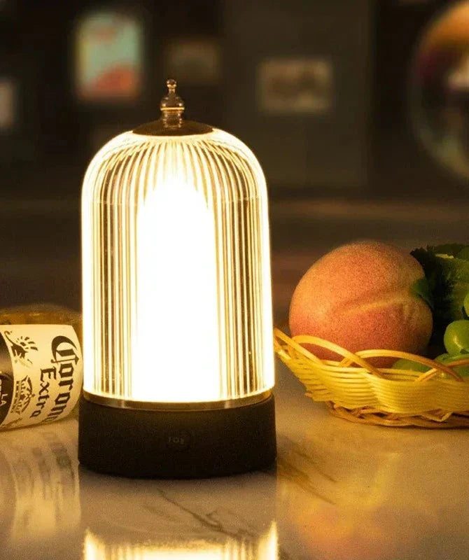 Portable Retro Birdcage Table Lamp – Vintage LED Lighting in Classic Design | Kalsten