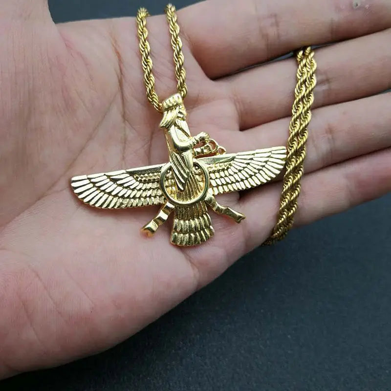 Kalsten | Zoroastrian Faravahar / Ahura Mazda Pendant Necklaces
