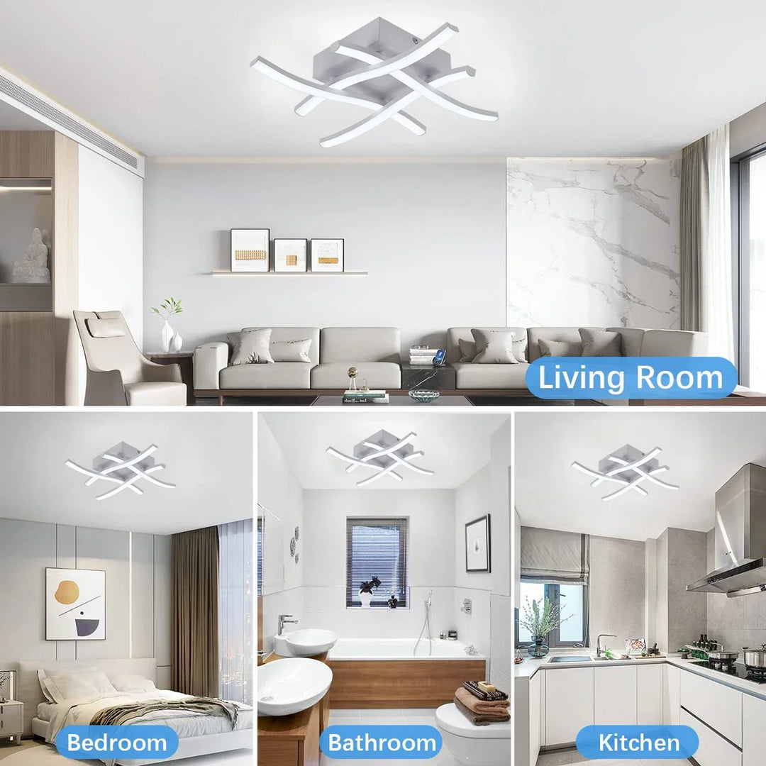 24W Modern LED Ceiling Lights: Illuminate Your Space with Style | Kalsten