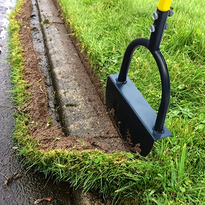 Skanto | EdgeMaster Edger | Half-Moon Design with Serrated Edge | Manual Tool for Clean Lawn Edges & Flower Beds