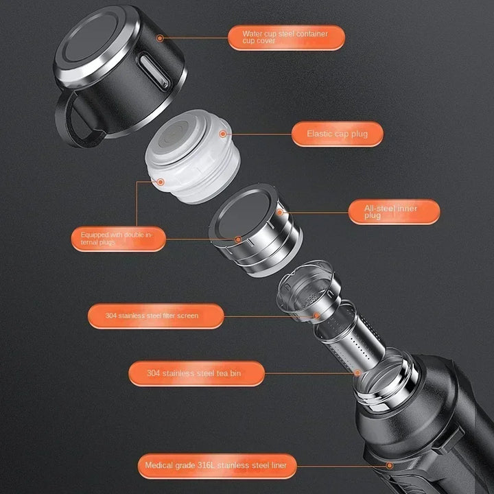 Stainless Steel Heavy Duty Travel Hiking Thermos | Kalsten