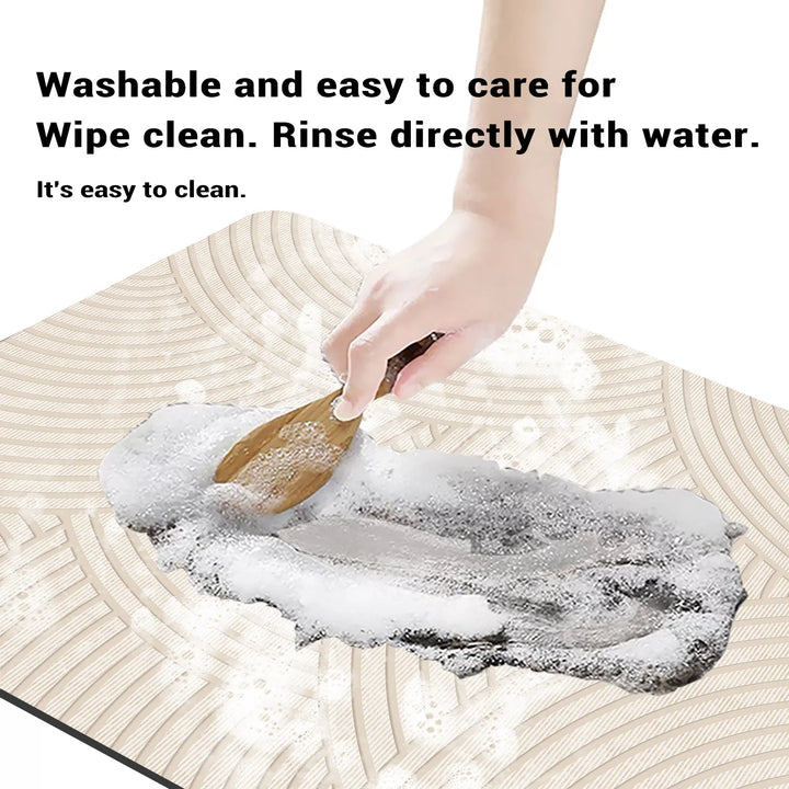 Kalsten | Superabsorbent Non-slip Bath Mat Quick-drying Shower Rug