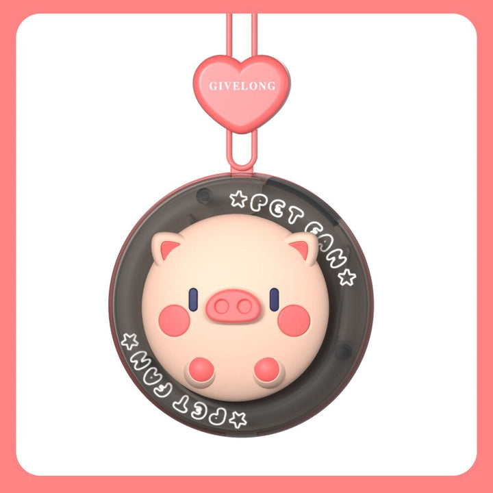 Cartoon Animal Mini Kids Neck Fan - Image 3