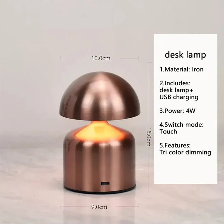 LumoVerde LED table lamp | Rechargeable | 3 color temperatures & touch dimmer | 4W | 5V | Kalsten