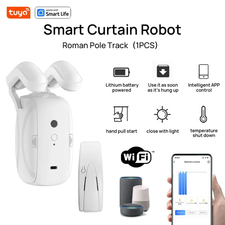 GlideEase — Comfortable curtain control that instantly relaxes your life | Kalsten