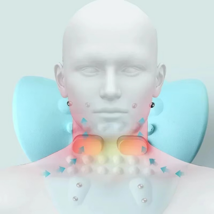 Smart Heated Neck Massager with Pulse Therapy