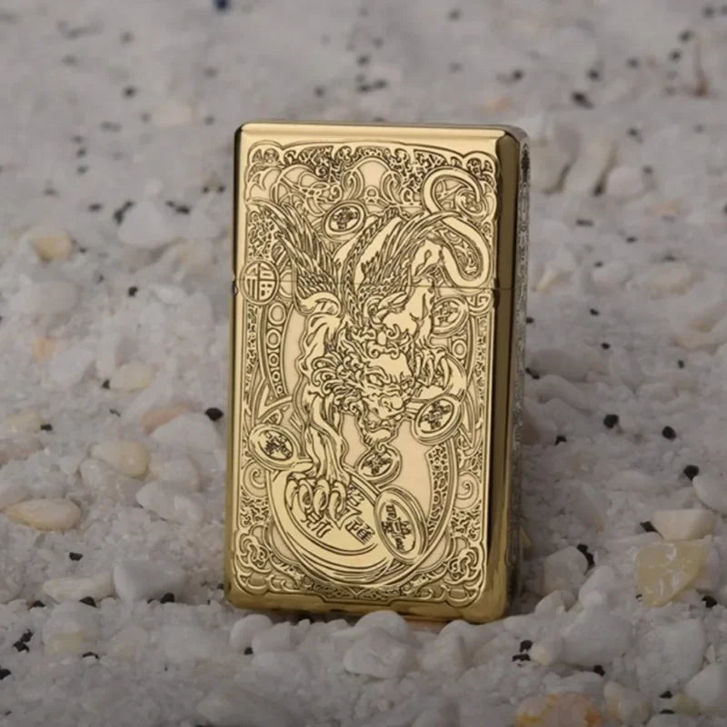 Timeless Heavy-Duty Flip-Open Flame Lighter | Kalsten