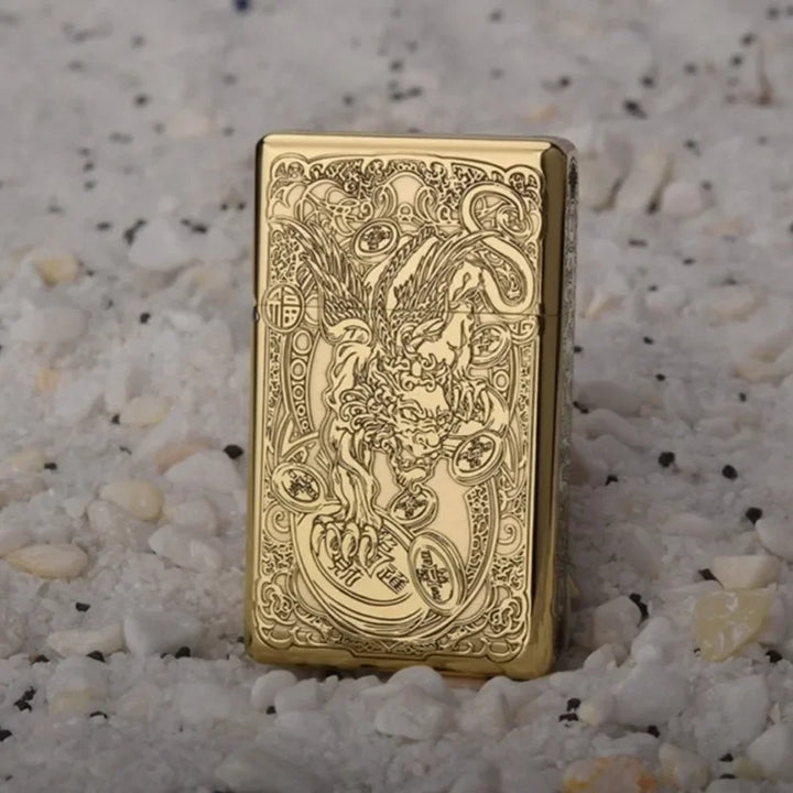 Timeless Heavy-Duty Flip-Open Flame Lighter | Kalsten