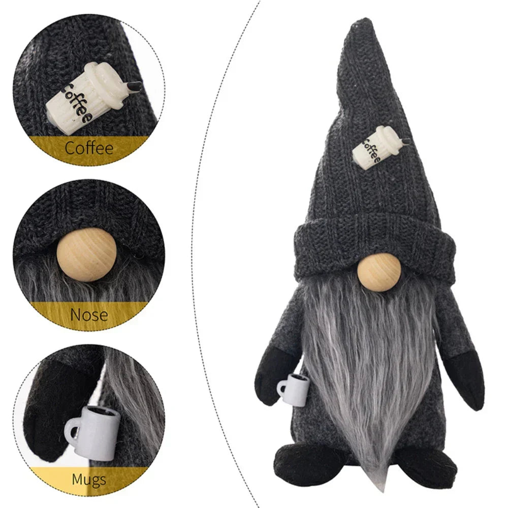 Scandinavian Coffee Gnome Dolls – Atmospheric Decoration Kalsten
