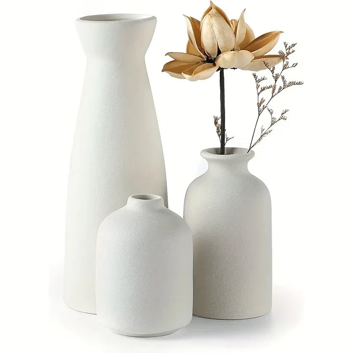 Aardstijl Ceramic Vase Set of 3 for Modern Boho Interiors | Kalsten