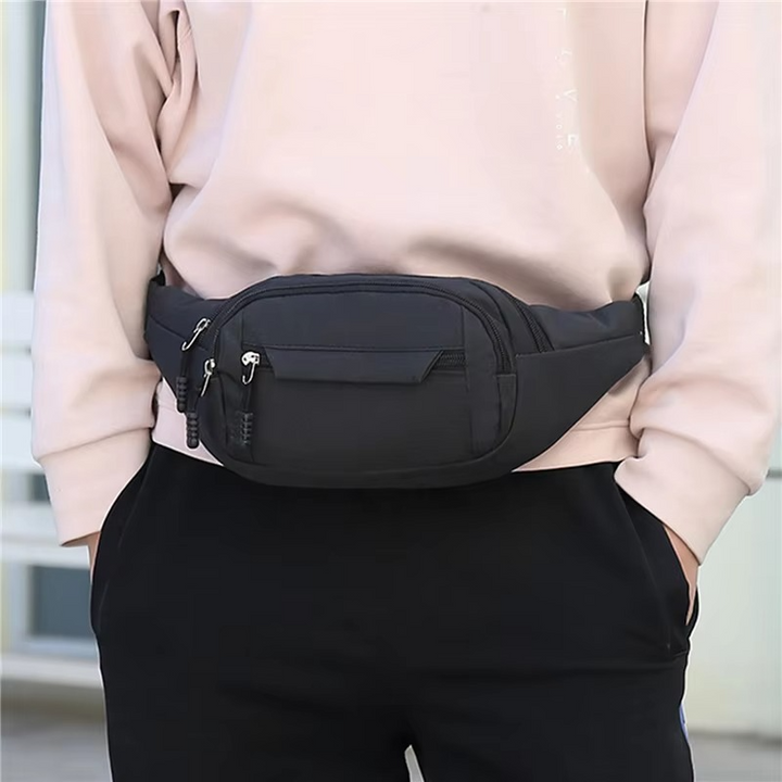 Kalsten | Unisex Waterproof Canvas Waist and Crossbody Bag for Outdoor Sports