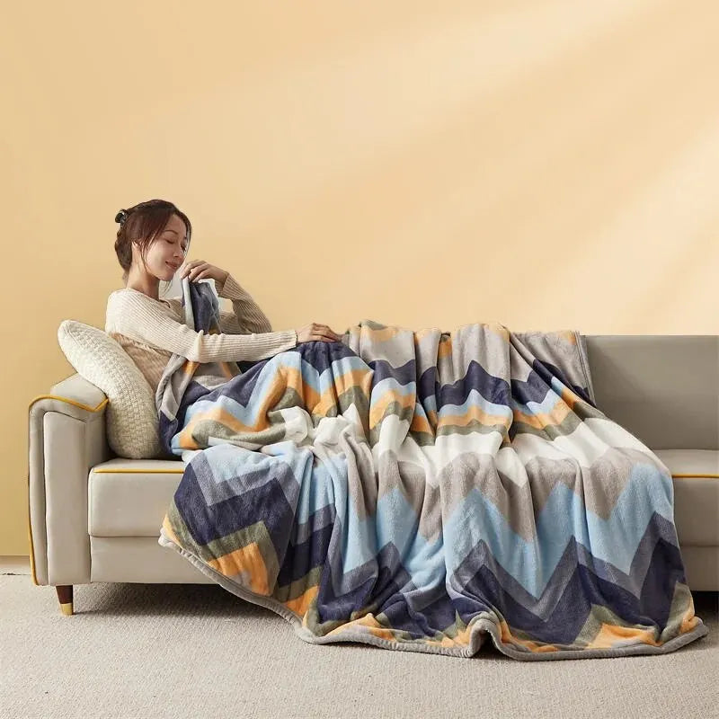 Extra Soft Thickened Flannel Blanket – Cozy Nap & Air Conditioning Throw | Kalsten