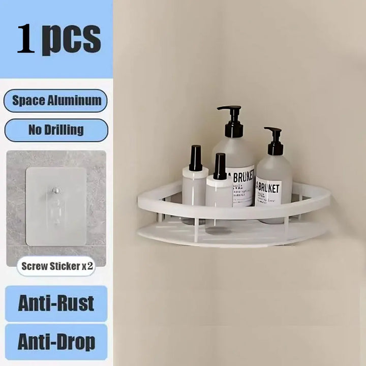 Shower shelf without drilling aluminum | Kalsten