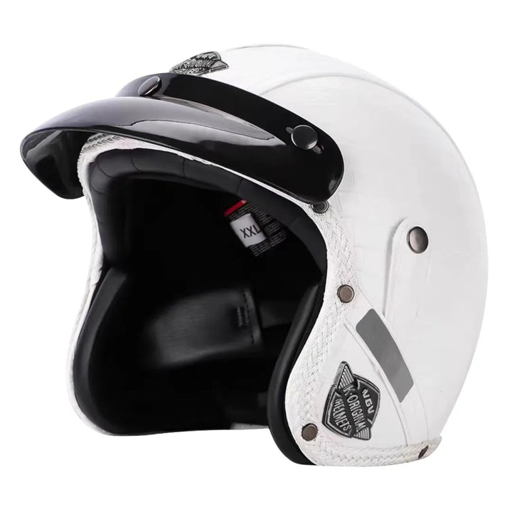 Kalsten | Retro Motorcycle Helmet – Kael – (Open Face 3/4)