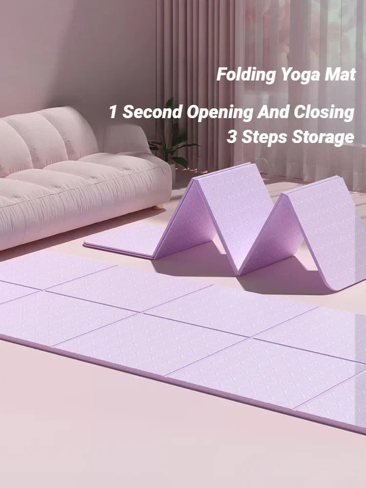 Kalsten | YogaMat FlexFold | Foldable & Lightweight | Double-Sided Non-Slip | Eco-Friendly TPE