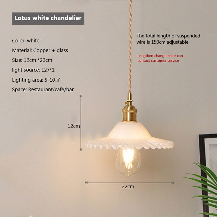 Nordic Brilliance Transparent Glass Pendant Lamp | Kalsten