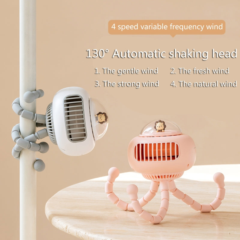 Portable Flexible Cute Baby Stroller Fan | Kalsten