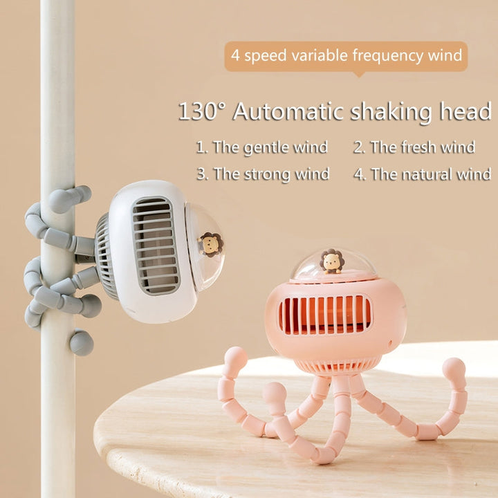 Portable Flexible Cute Baby Stroller Fan | Kalsten