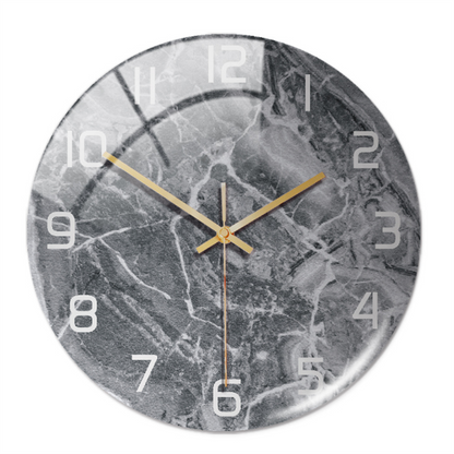 Skanto | Stylish Marble-Effect Wall Clock - MarbleTime