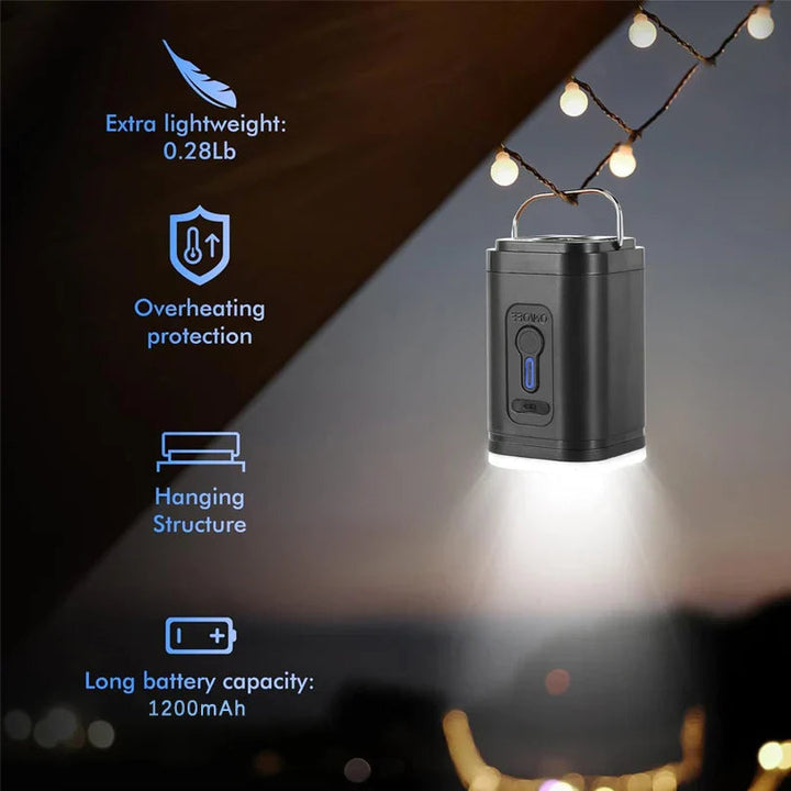 Mini air pump USB-C with 5 nozzles – 200 L/min | Kalsten