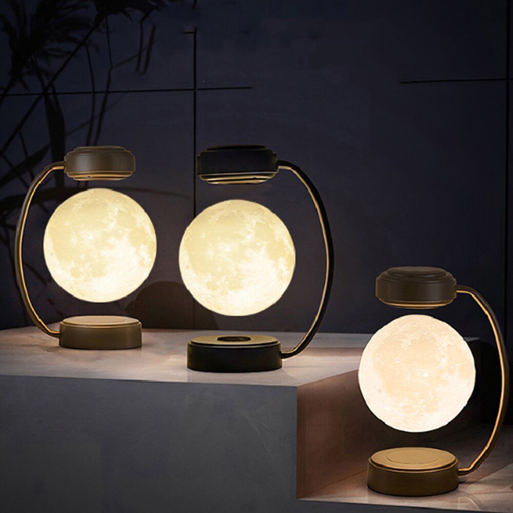 3D Magnetic Levitating Moon Night Lamp | Kalsten