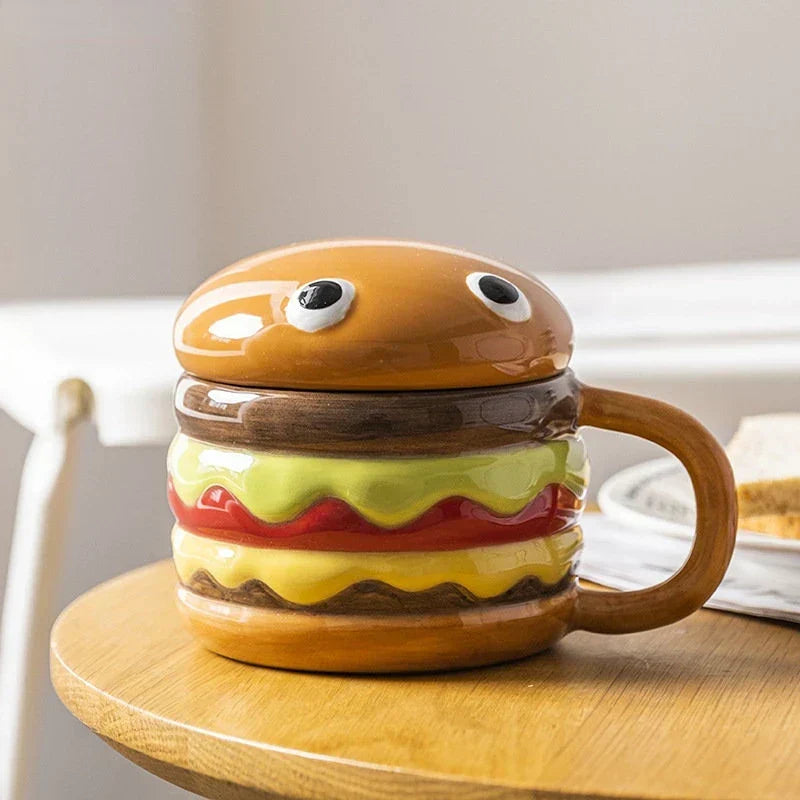 Kalsten | Yummy Hamburger-Shaped Ceramic Hamburger Mug