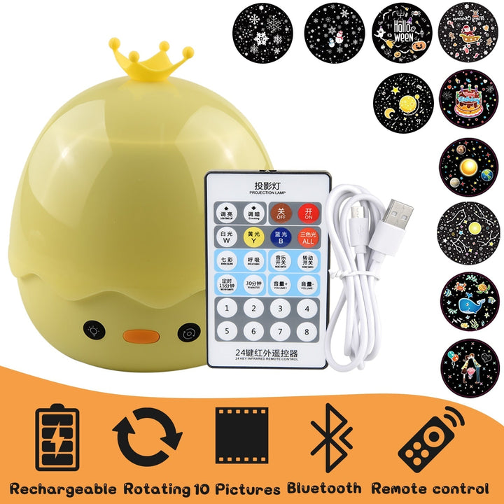 Rotating Deer Music Star Projector Night Lamp | Kalsten