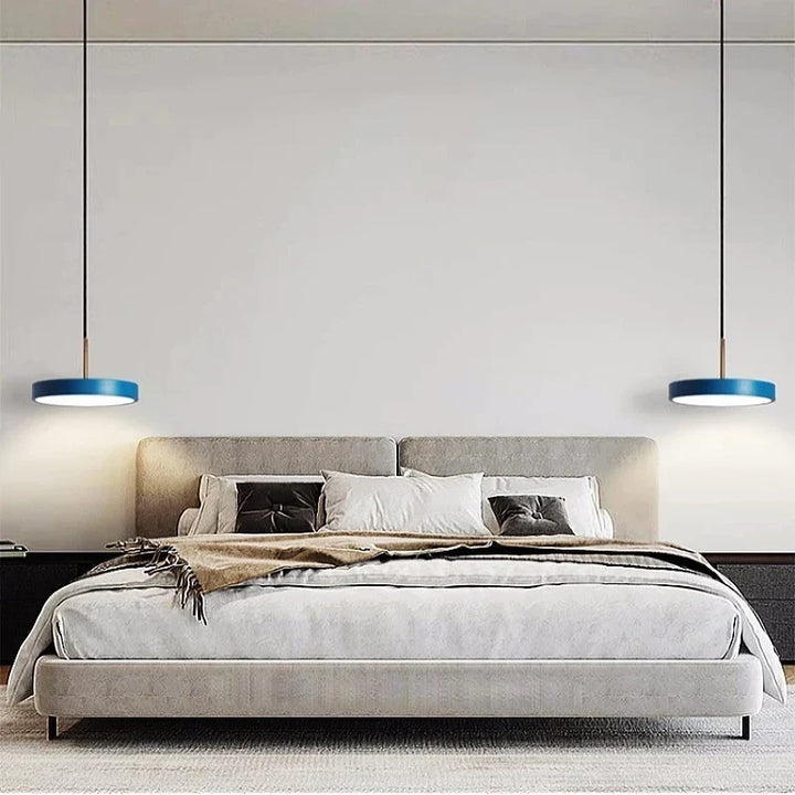 Modern LED Pendant Light – 23/30cm Disc Hanging Lamp for Bedroom, Living Room, Office, and Aisle – Dimmable LED Ceiling Light | Kalsten