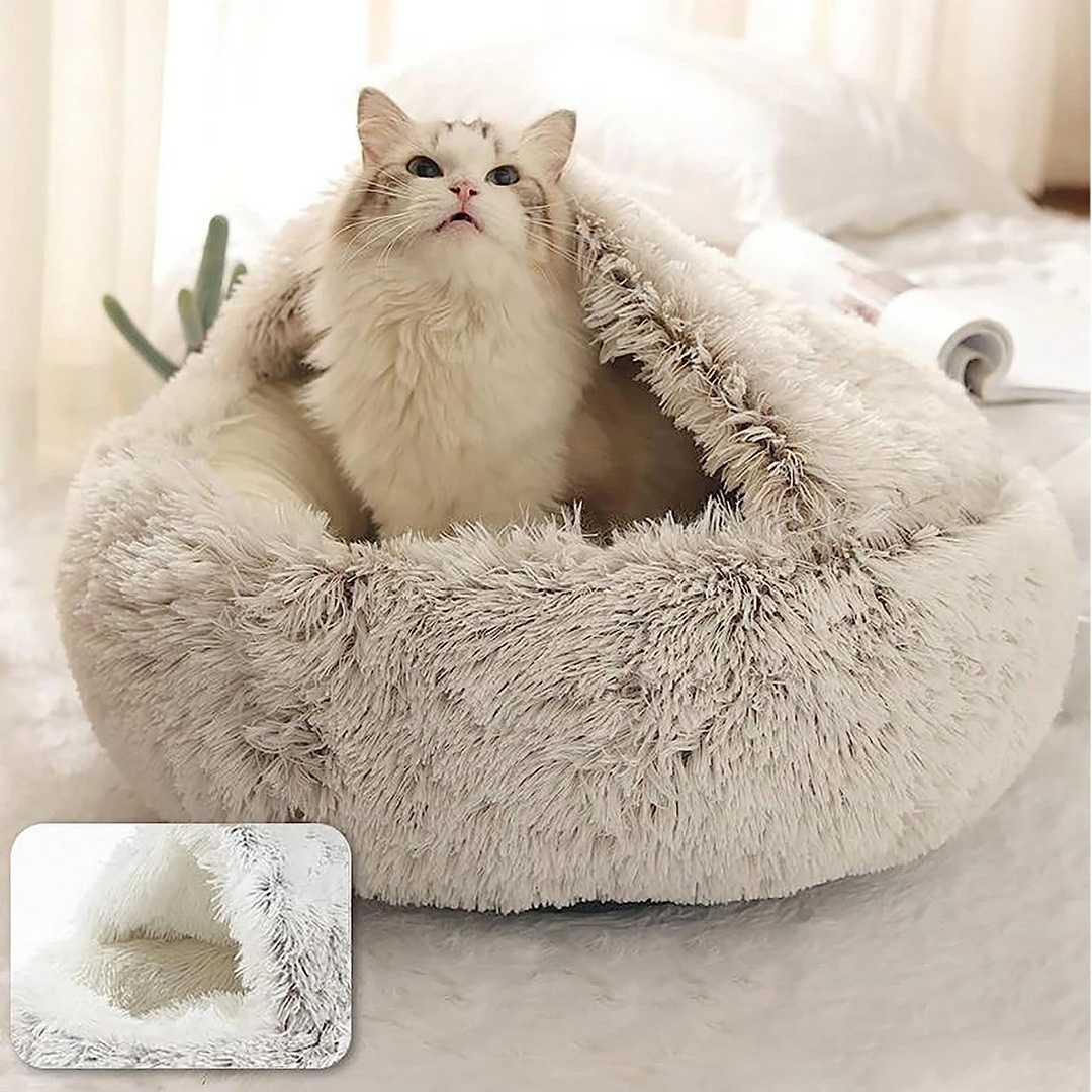 Calming Pet Cave Bed