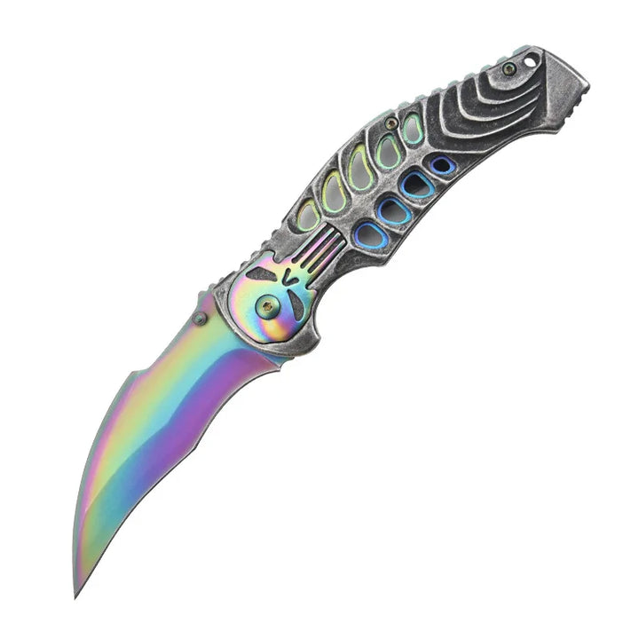 Tactical Nigh Skull Foldable Pocket Knife | Kalsten