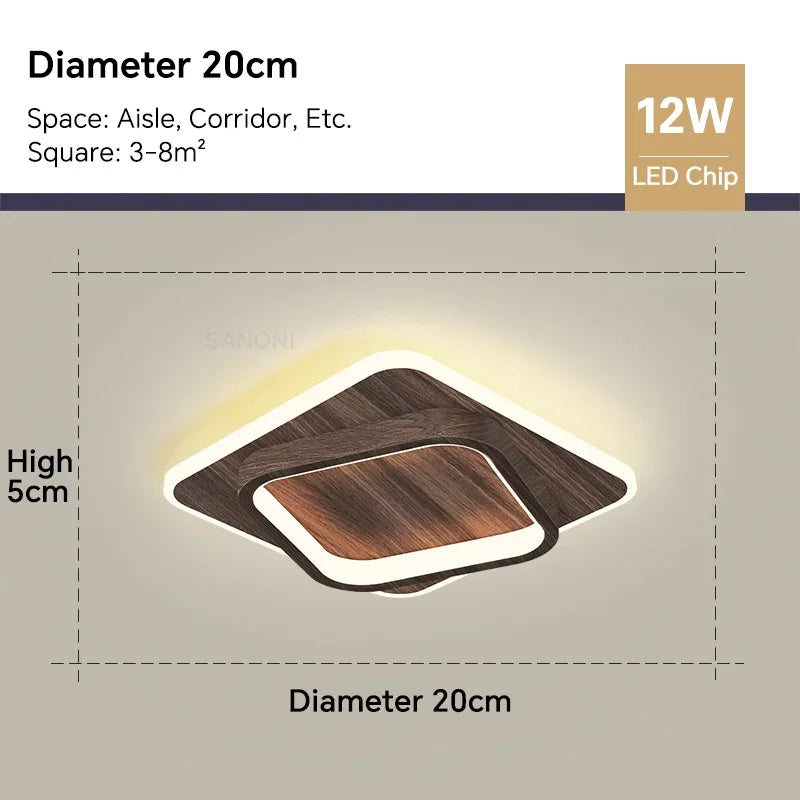 Modern LED Aisle Ceiling Light Chandelier | Kalsten