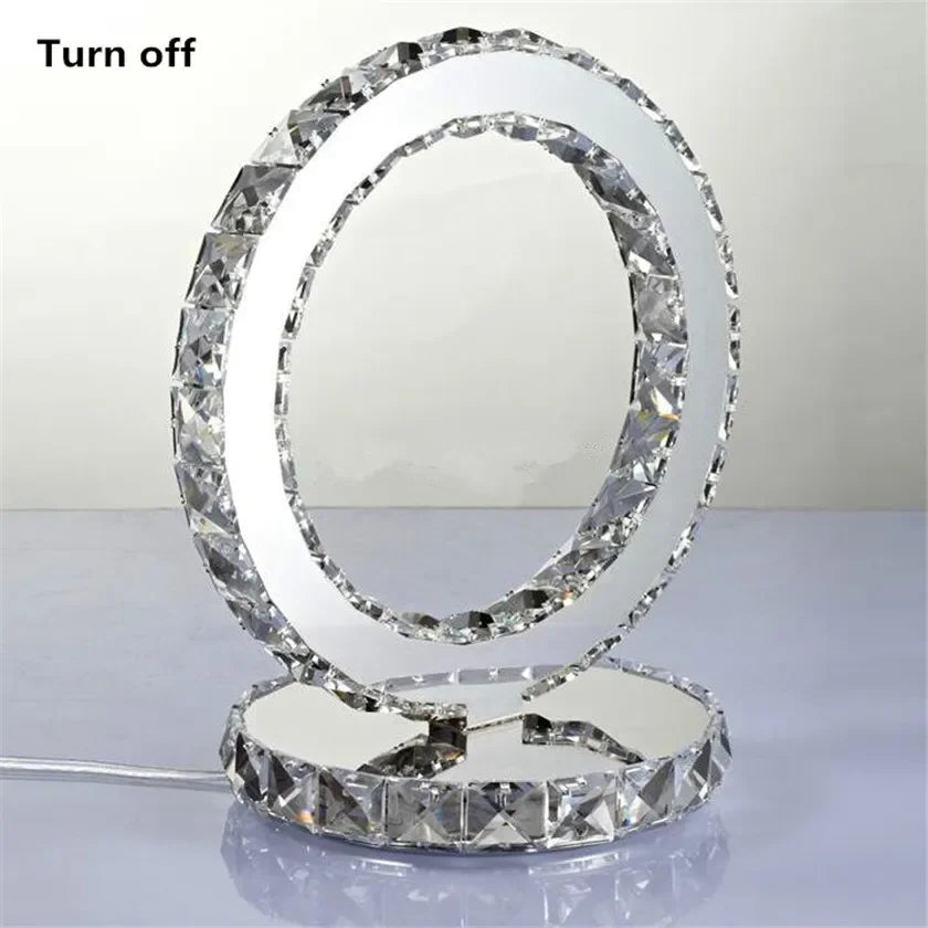 AmbientShine | Modern Crystal Table Lamp | Kalsten
