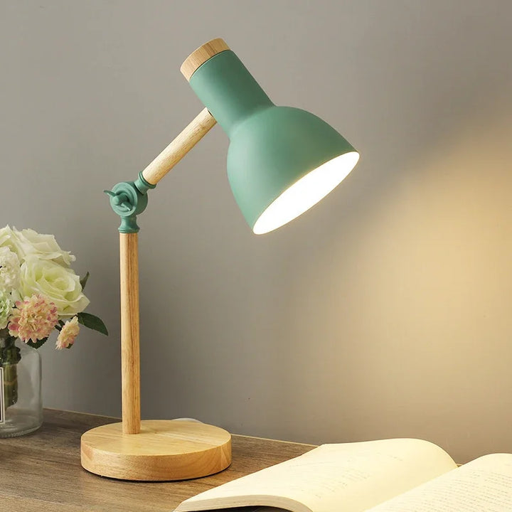 Dyed Wooden Table Lamp | Kalsten