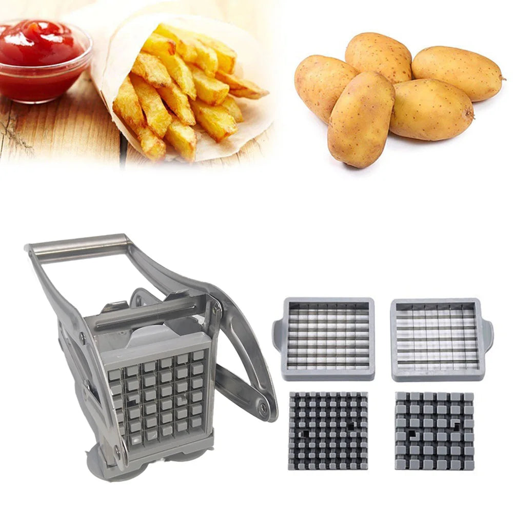 Fritzo Vegetable Cutter - The Stylish Stainless Steel Cutter for Perfect Vegetables Kalsten