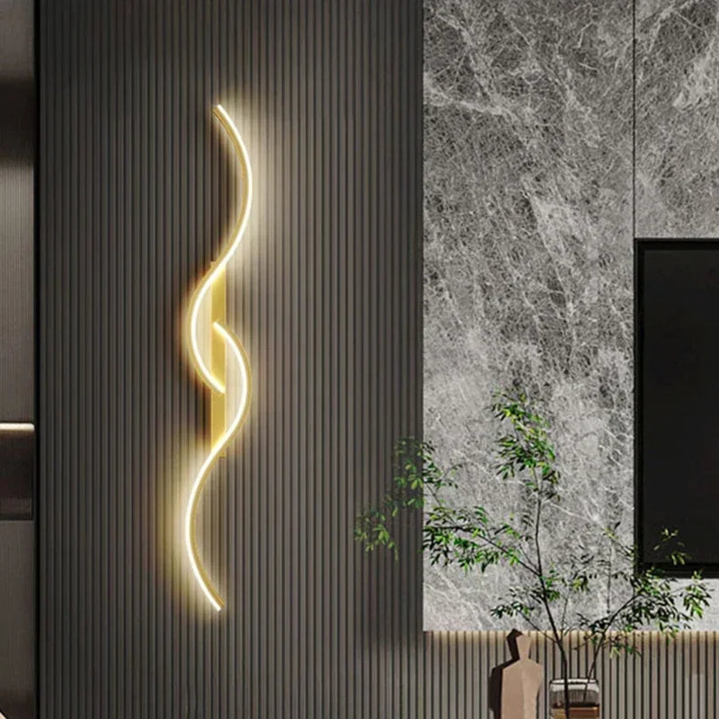 Modern LED Wall Lamp – Contemporary Wall Sconce for Living Room, Bedroom, Dining Room, and Hallway – Up & Down Lighting, Dimmable, Touch Switch, Indoor Home Decoration | Kalsten