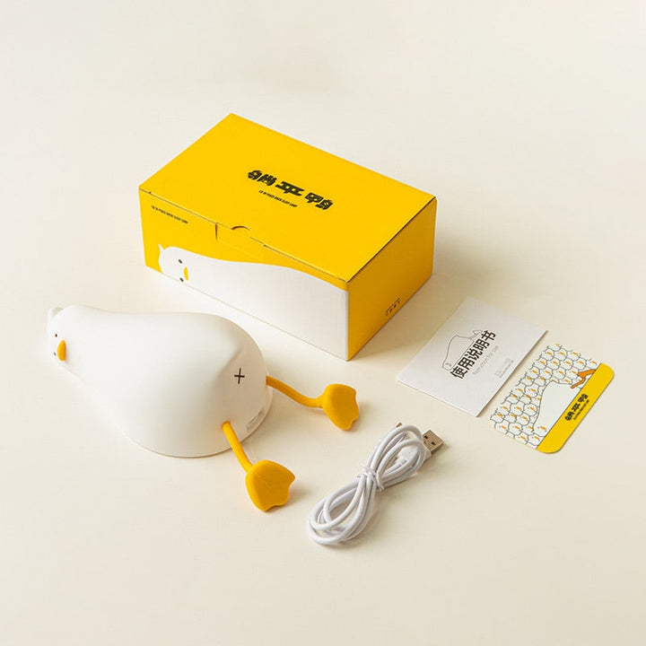 Lazy Flat Duck Atmosphere Night Lamp | Kalsten