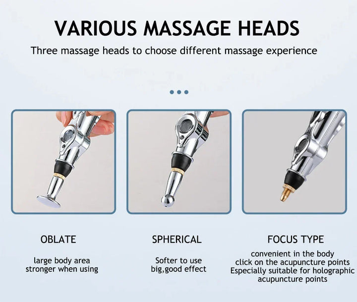 Kalsten | Multifunctional Acupuncture Massage Pen - 5 Heads