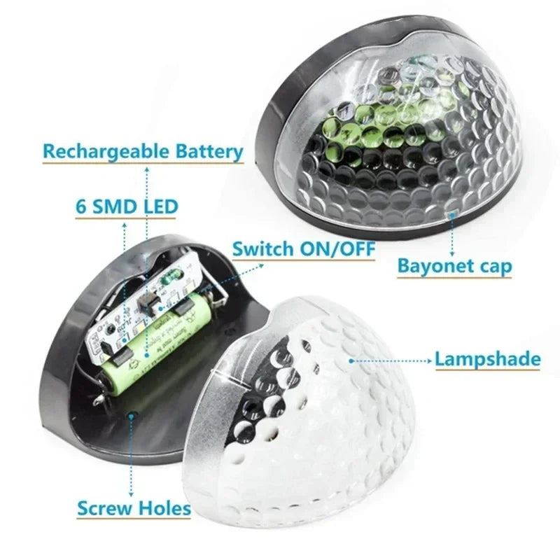 Outdoor Waterproof Solar LED Patio Wall Lamp | Kalsten