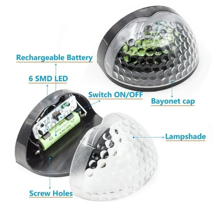 Outdoor Waterproof Solar LED Patio Wall Lamp | Kalsten