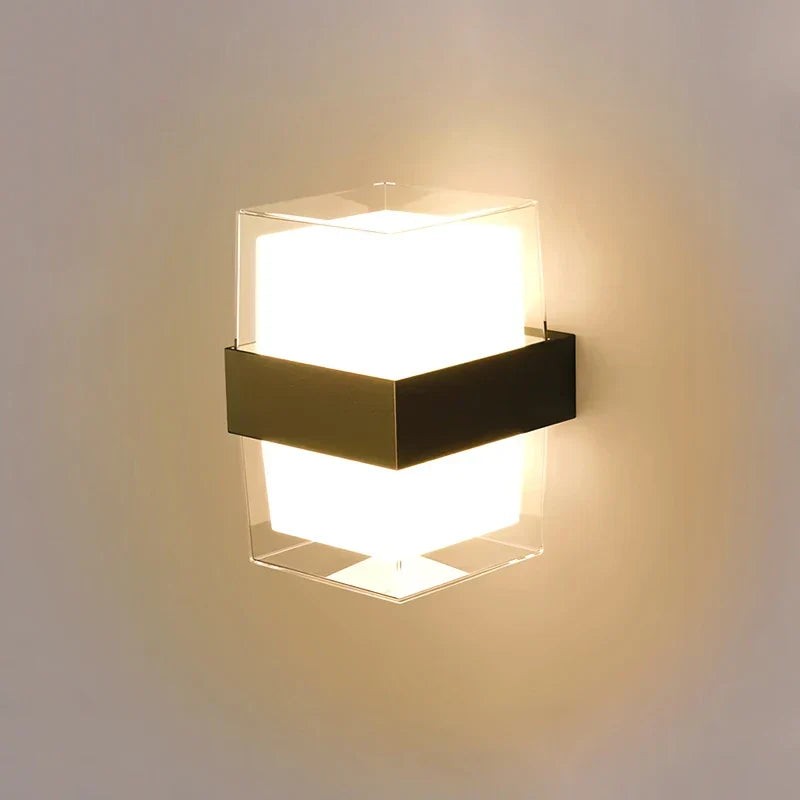 Modern LED Outdoor Wall Light – Waterproof Porch and Balcony Wall Lamp for Home Garden, IP55 Rated | Kalsten