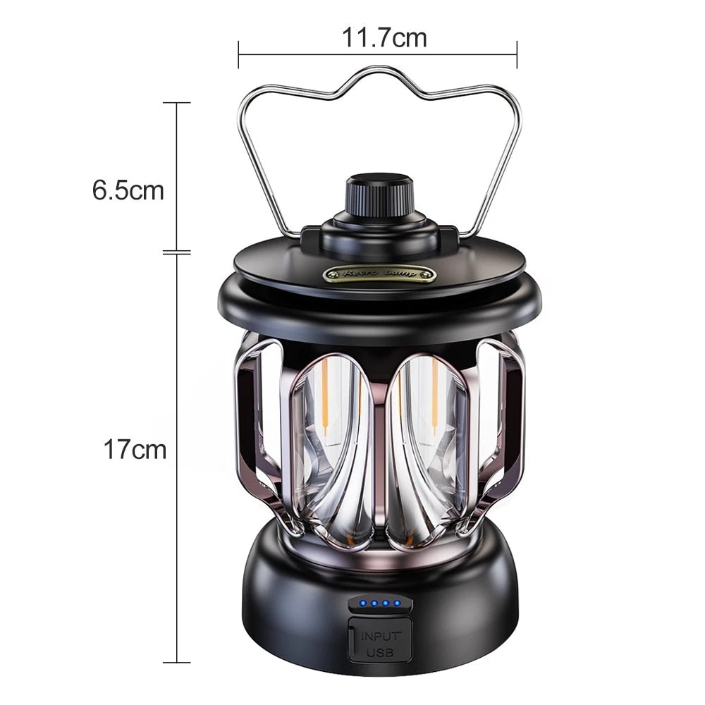 Retro Power Bank Camping LED Lamp | Kalsten
