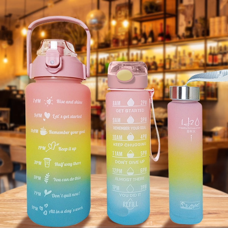 All Day Hydrate Time Marker Water Bottle | Kalsten