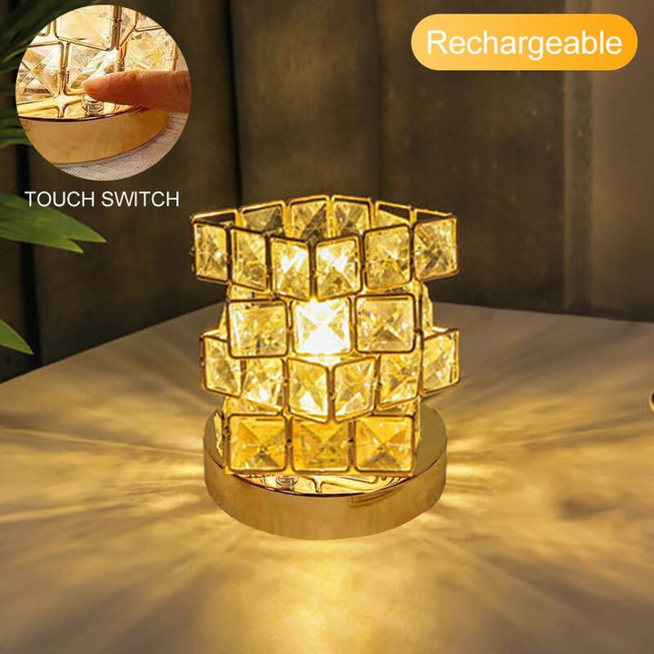 Crystal Room Mood Ambient Geo Shimmer Cube Light | Kalsten