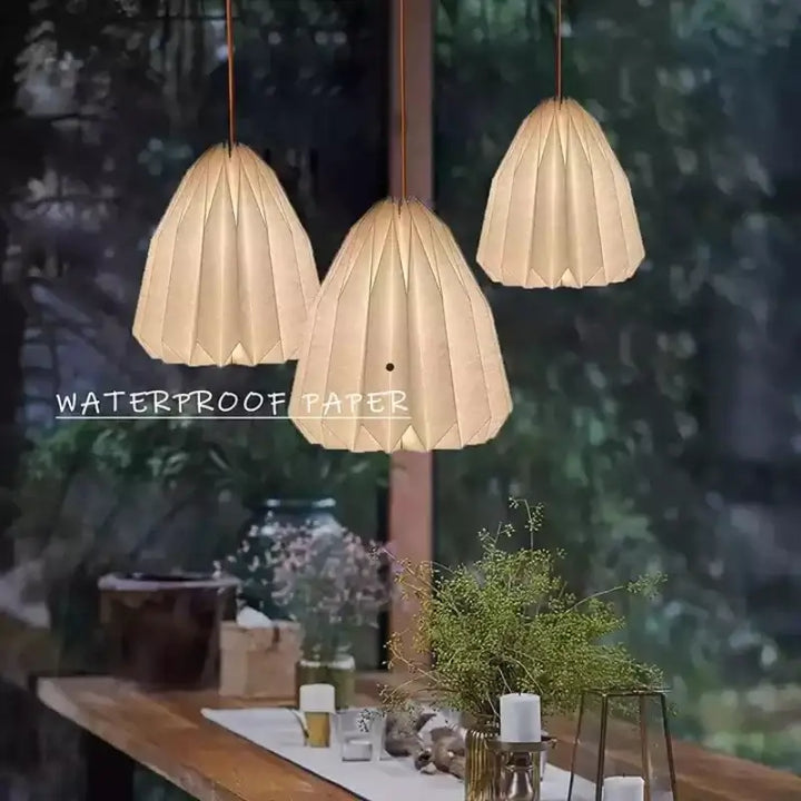 Elegant origami-inspired paper lantern | Kalsten