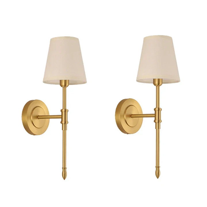 Nordic Copper Wall Lamp – Modern Decorative Wall Sconce for Bedroom, Mirror, and Corridor | Kalsten